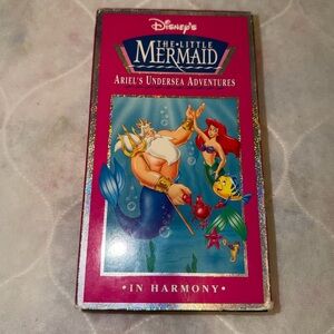 Vintage 1993 The Little Mermaid Ariel’s Undersea Adventures. Read Description.